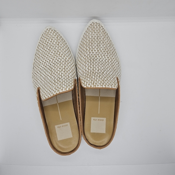 Dolce Vita white and tan woven mules size 6.5 - Picture 5 of 7